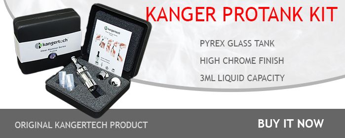 Kanger Protank Kit with pyrex glass tank ( bottom coil glassomizer )