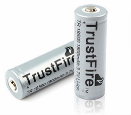 TrustFire TR 18500 battery 1800mah with PCB and button top