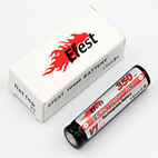 Ricaricabile Efest IMR 10440 350mAh batteria - pulsante superiore