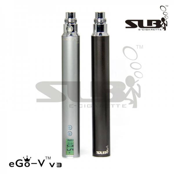 SLB eGo-V v3 MEGA batteri 1300mAh PassThrough variabel spænding 3-6V og variabel watt 3-15W