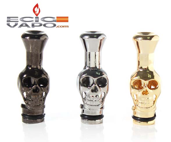 Skull 901/510 Metal Plated Drip Tips for electronic cigarette