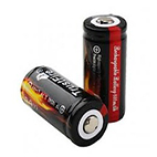 TrustFire 16340 880mAh 3.7V Rechargeable battery with button top and PCB