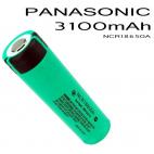Panasonic-Batterie 18650 3100mAh 3.7V Li-ion