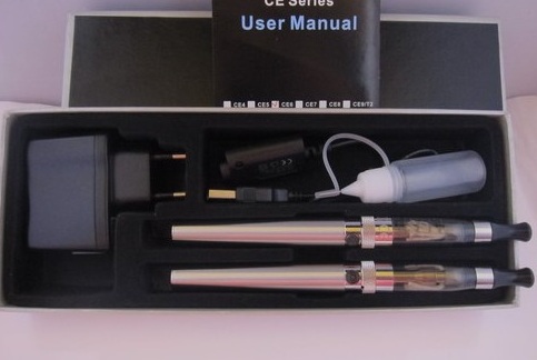 Kit duo cu baterie voltaj variabil 650/1100mah + Clearomizer CE6 ( FT ) - imagine 2