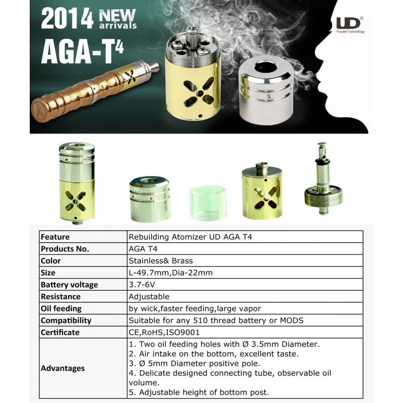 Aga-T4 kit atomizor servisabil - imagine 3