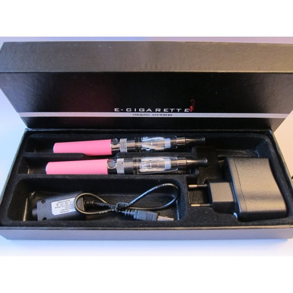 Kit doua tigari electronice CE5 Sailebao cu baterii funny pink - imagine 2