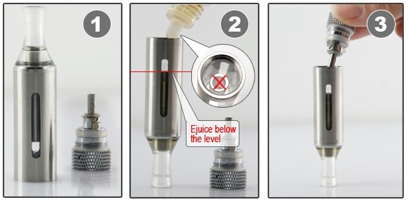 Clearomizor eVod BCC 1.6ml ( modelul nou ) - imagine 4