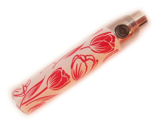 Baterie gravata eGo T 650mAh D15 - trandafir ( Famous Tech ) - imagine 2