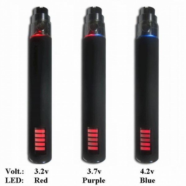 Baterie neagra eGo voltaj variabil 1100,900,650mah capacitate