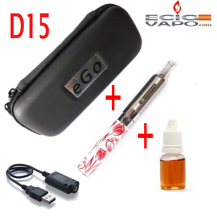 女性のためのEVOD650mAhの電子タバコキット - 10ミリリットルの電子液体のボーナス - 画像 (2)