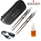 男性のためのEVOD650mAhのデュオキット - 10ミリリットル電子液体ボーナス