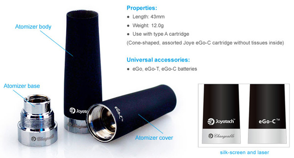 eGo_C Joyetech™ kit 2 tigari electronice 650mAh - imagine 3