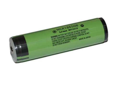 Acumulator Panasonic 3400 mAh 18650B 3.7v li-ion button top - imagine 2