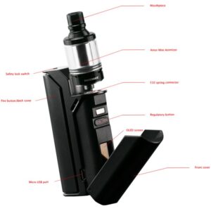 Set complet Mod Reuleaux RX75 cu atomizor Amor Mini