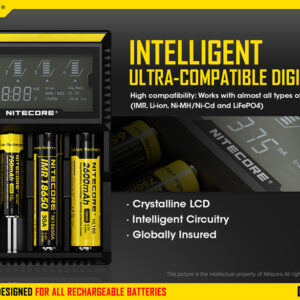 Incarcator inteligent Nitecore Digicharger D4